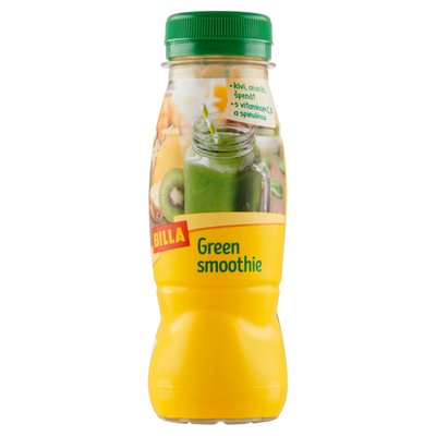 Obrázek BILLA GREEN SMOOTHIE KIWI,ANANAS,SP 0.2L