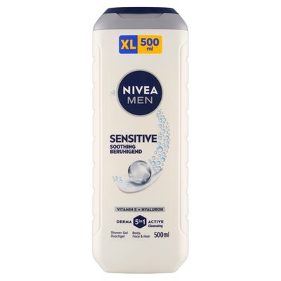 Obrázek Nivea Men Sensitive 5 v 1 Sprchový gel 500ml