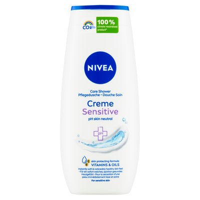 Obrázek Nivea Creme Sensitive Pečující sprchový gel 250ml