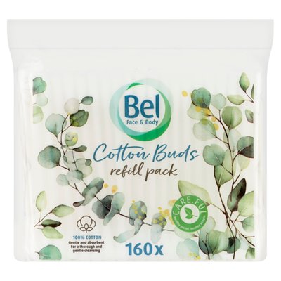 Obrázek Bel Face & Body Cotton vatové tyčinky sáček 160 ks