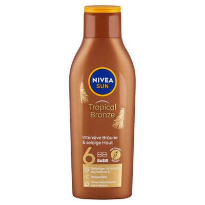 Obrázek Nivea Sun Tropical Bronze Mléko na opalování s karotenem OF 6 200ml