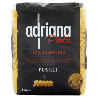 Obrázek Adriana Pasta Fusilli těstoviny semolinové sušené 1kg