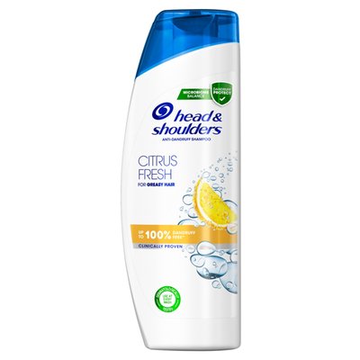 Obrázek Head & Shoulders Citrus Fresh Šampon proti lupům, mastné vlasy 540 ml.