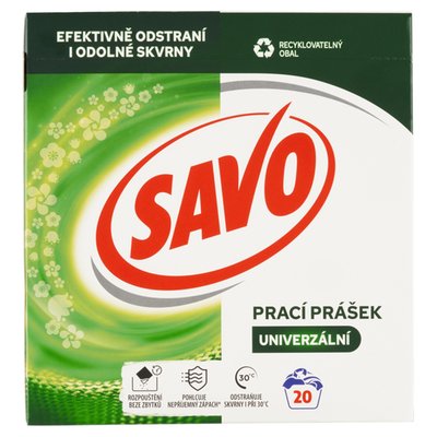 Obrázek Savo prací prášek Univerzál 20W
