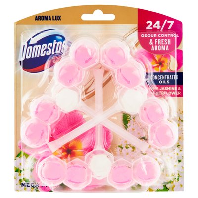 Obrázek Domestos Aroma Lux Pink Jasmine & Elderflower 3 x 55g