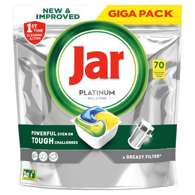 Obrázek JAR TABLETY DO MYCKY PLATINUM LEMON 70KS