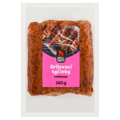 Obrázek GRILL Party Grilovací tyčinky barbecue 340g