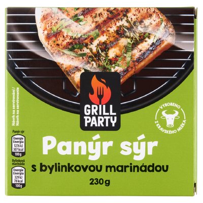 Obrázek GRILL Party Panýr sýr s bylinkovou marinádou 230g
