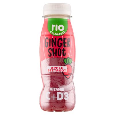 Obrázek Rio Cold Press Nápoj s jablečnou šťávou a červenou řepou se zázvorem a chilli pepřem 180ml