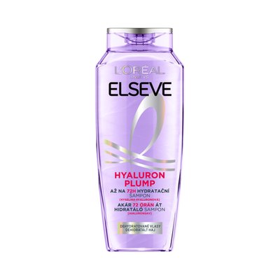 Obrázek L´Oréal Paris Hyaluron Plump 72 H hydratační šampon s kyselinou hyaluronovou, 400 ml