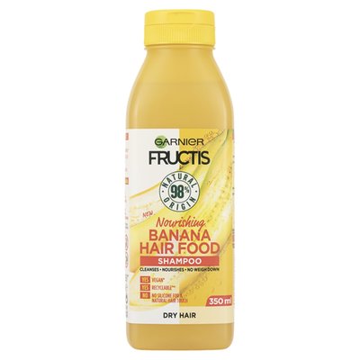 Obrázek Garnier Fructis Hair Food Banana Vyživující šampon na vlasy, 350 ml