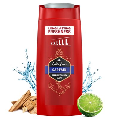 Obrázek Old Spice Captain 3 V 1 Přípravek Na Mytí, Sprchový Gel A Šampon Pro Muže, 675ml