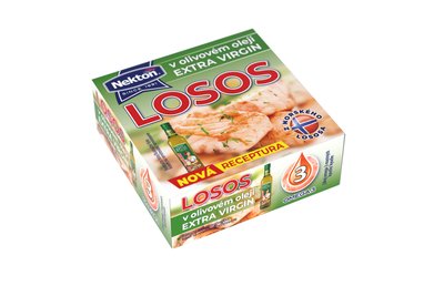 Obrázek Losos v olivovém oleji extra virgin  NEKTON EO 80g