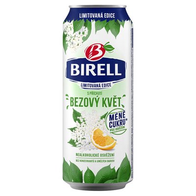 Obrázek Birell S příchutí bezový květ 0,5l