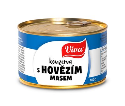 Obrázek VIVA Konzerva s hovězím masem 400g