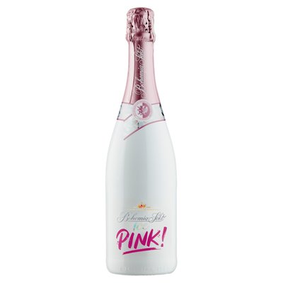Obrázek Bohemia Sekt Ice Pink! Demi Sec jakostní šumivé víno růžové 0,75l