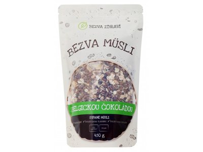 Obrázek Bezva Müsli s belgickou čokoládou 450g