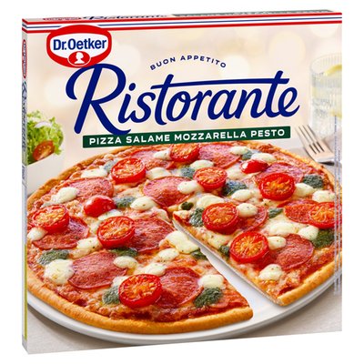 Obrázek Dr. Oetker Ristorante Pizza Salame Mozzarella Pesto 360g