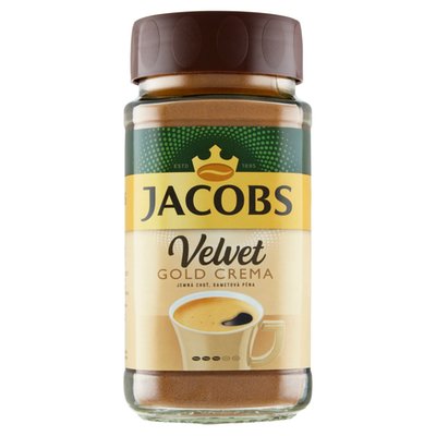 Obrázek Jacobs Velvet Gold Crema rozpustná káva 180g