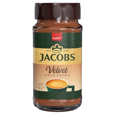 Obrázek Jacobs Velvet Gold Crema rozpustná káva 180g