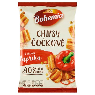 Obrázek Bohemia Chipsy čočkové s příchuti paprika 65g