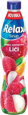 Obrázek Relax Sirup jablko pomeranč liči 700ml