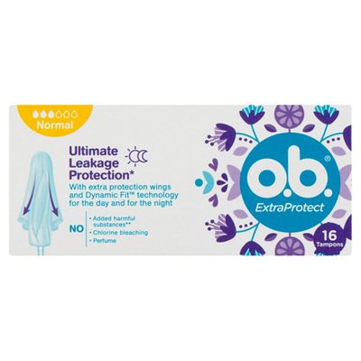 Obrázek O.B. ExtraProtect Normal tampony 16 ks