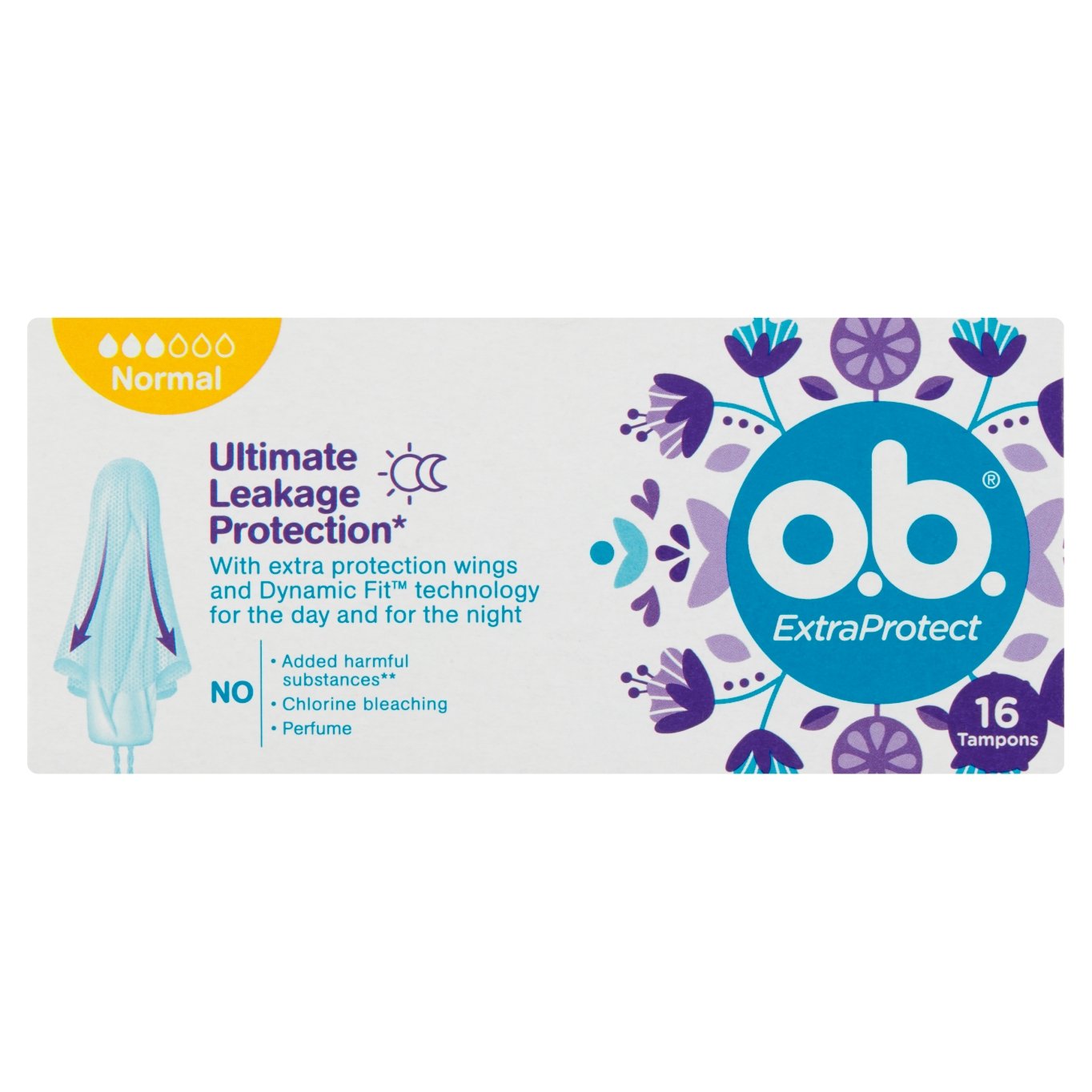 O.B. ExtraProtect Normal tampony 16 ks BILLA