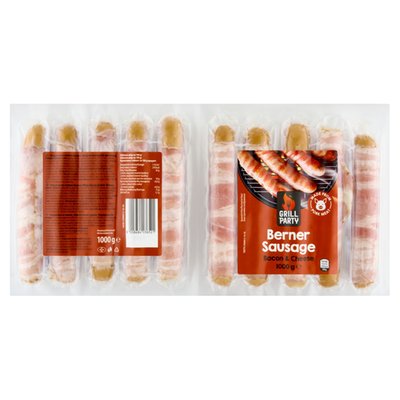 Obrázek GRILL Party Párky se sýrem obalené slaninou 1000g