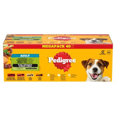 Obrázek Pedigree Adult smíšený výběr se zeleninou ve šťávě 40 x 100g (4kg)