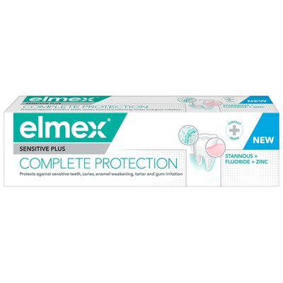 Obrázek elmex® Sensitive Plus Complete Protection zubní pasta 75 ml