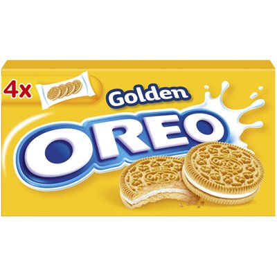 Obrázek Oreo sušenky Golden s náplní s vanilkovou příchutí 176g