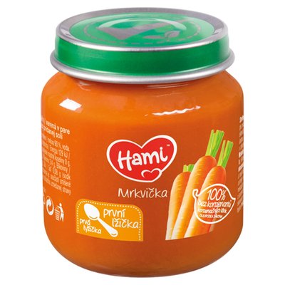 Obrázek Hami zeleninový příkrm Mrkvička první lžička 125g