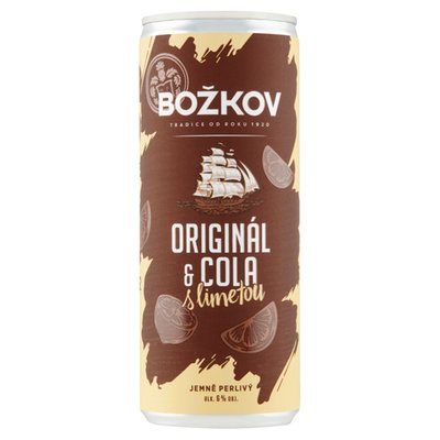 Obrázek Božkov Originál & cola s limetou 250ml