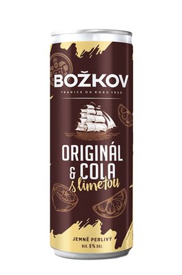 Obrázek Božkov Originál & cola s limetou 250ml