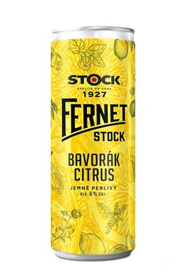 Obrázek Stock Fernet bavorák citrus 250ml