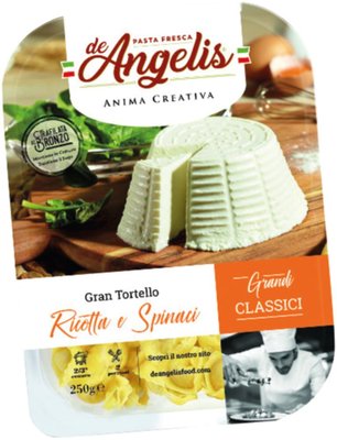 Obrázek Gran Tortello plněné ricottou a špenátem De Angelis