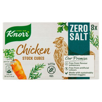 Obrázek Knorr Zero Salt slepičí bujón 8 x 9g (72g)