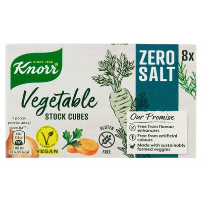 Obrázek Knorr Zero Salt zeleninový bujón 8 x 9g (72g)