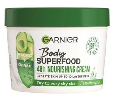 Obrázek Garnier Body Superfood tělový krém Avocado 380 ml
