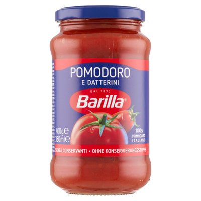 Obrázek Barilla Pomodoro rajčatová omáčka s rajčaty a datlovými rajčaty 400g