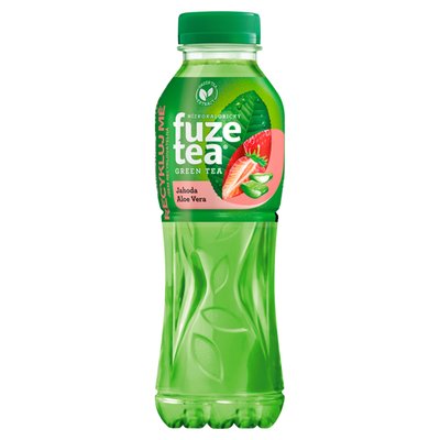Obrázek FuzeTea Green Tea jahoda aloe vera 500ml