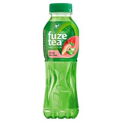 Obrázek FuzeTea Green Tea jahoda aloe vera 500ml