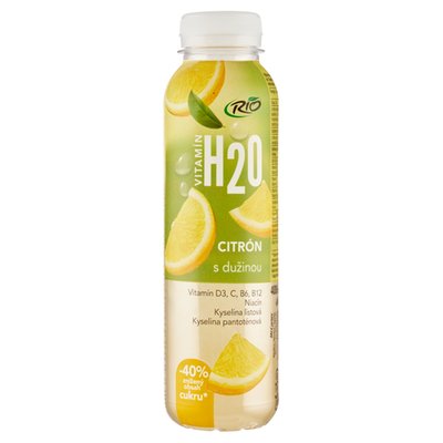 Obrázek Rio H2O citrón s dužinou 400ml