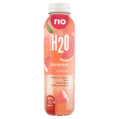 Obrázek Rio Vitamín H2O grapefruit s dužinou 400ml