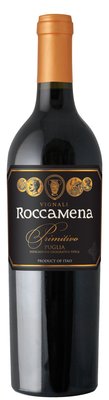Obrázek Vignali Roccamena Primitivo Puglia italské víno červené polosuché 75cl