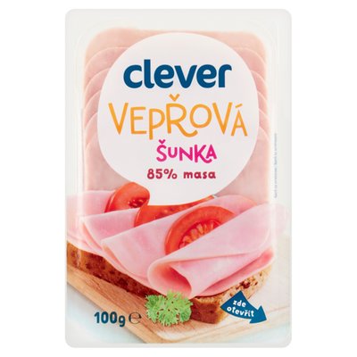 Obrázek clever Vepřová šunka 100g