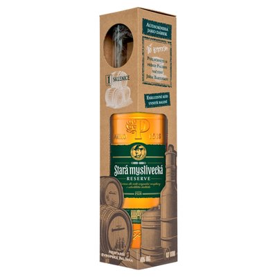 Obrázek Stará myslivecká Reserve 40% 0,7l + sklenička