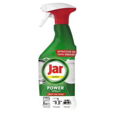 Obrázek Jar Power Spray, 3v1, Víceúčelový Sprej Na Nádobí A Do Kuchyně, Citronová Vůně, 500 ml
