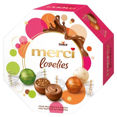 Obrázek Storck Merci Lovelies výběr čokoládových bonbonů 185g